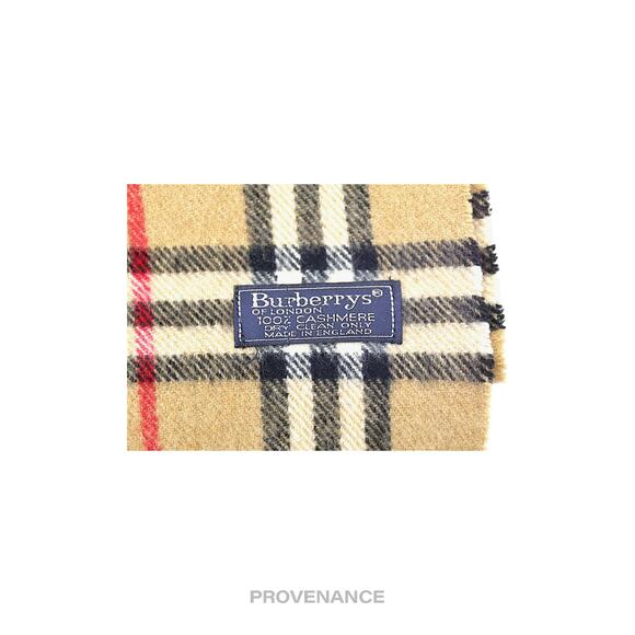 🔴 Burberry Scarf - Nova Check Cashmere - Picture 5 of 5